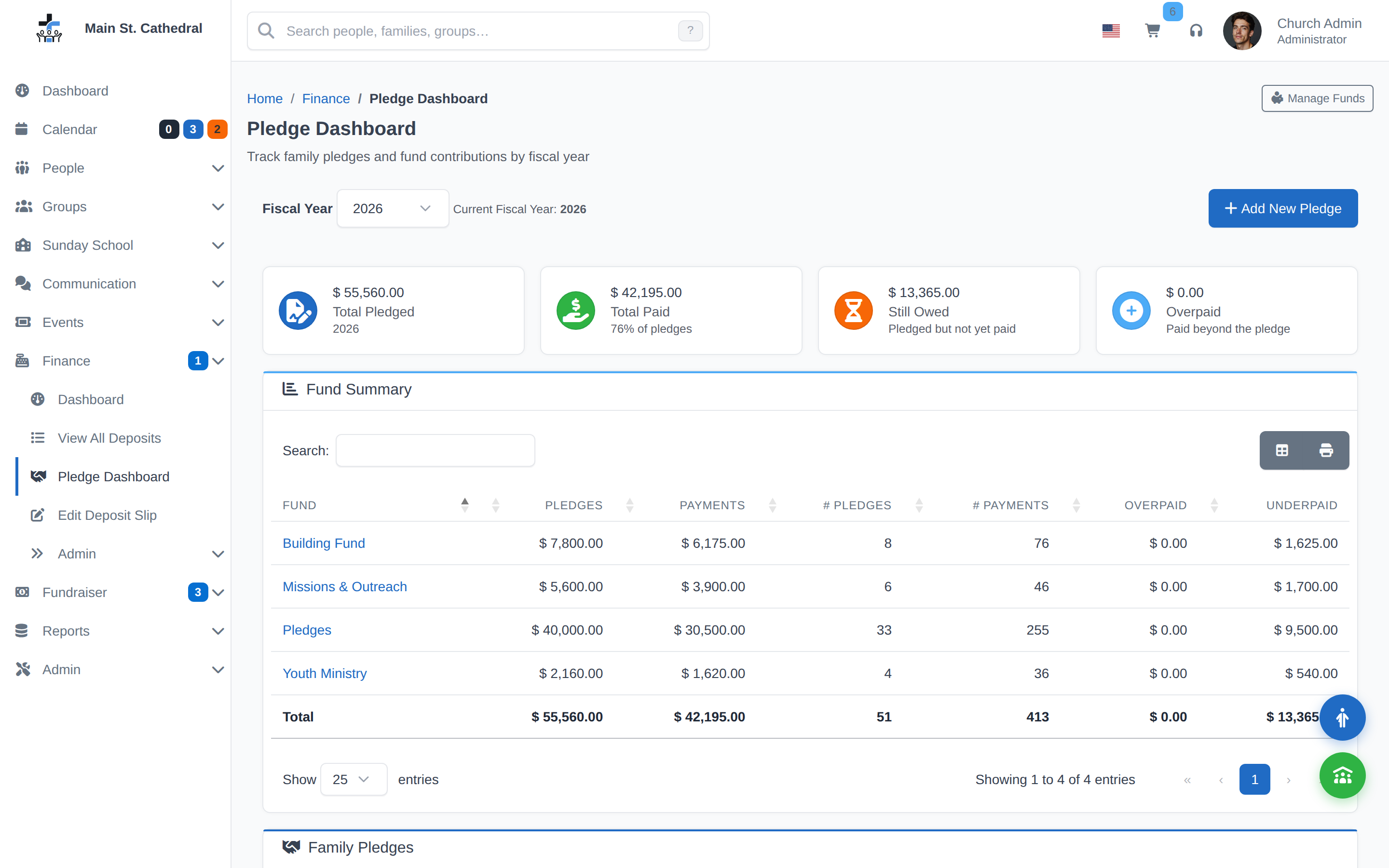 Finance — ChurchCRM