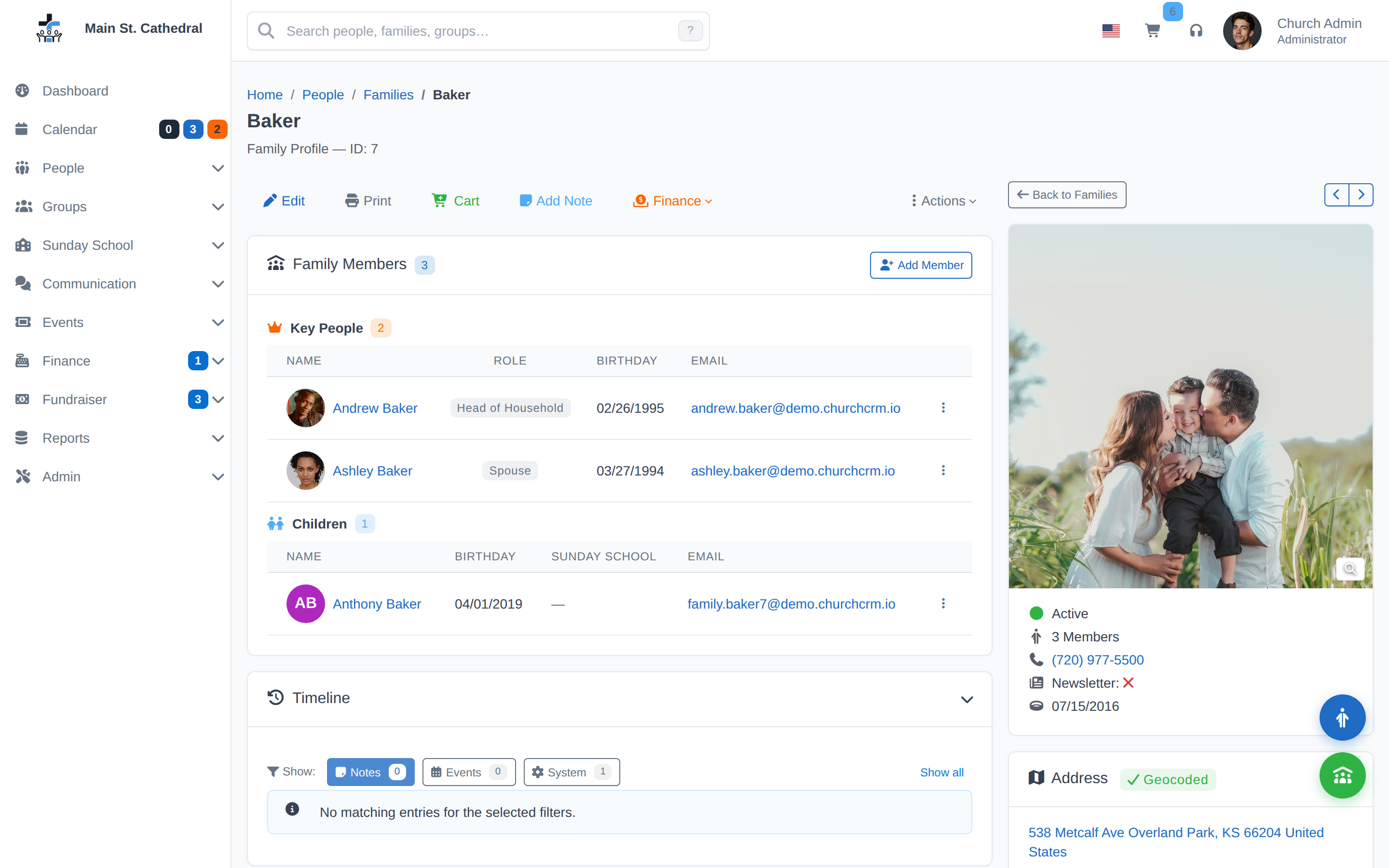 Family View — ChurchCRM